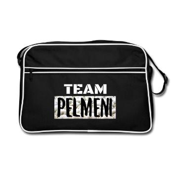 Team Pelmeni Team Group JGA Gift - Retro Bag - black/white - Front