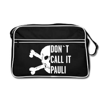 Dontcallit Pauli - Retro Bag - black/white - Front