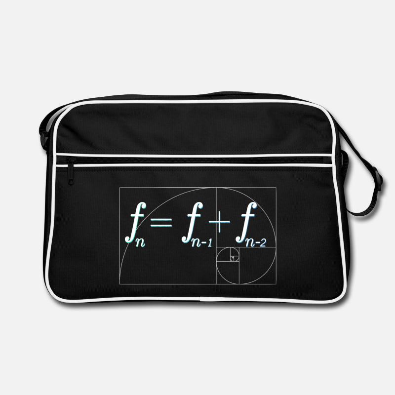 Fibonacci-Folge Retro Tasche
