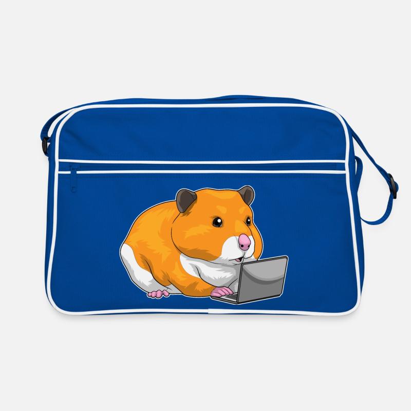Hamster Laptop Retro Bag