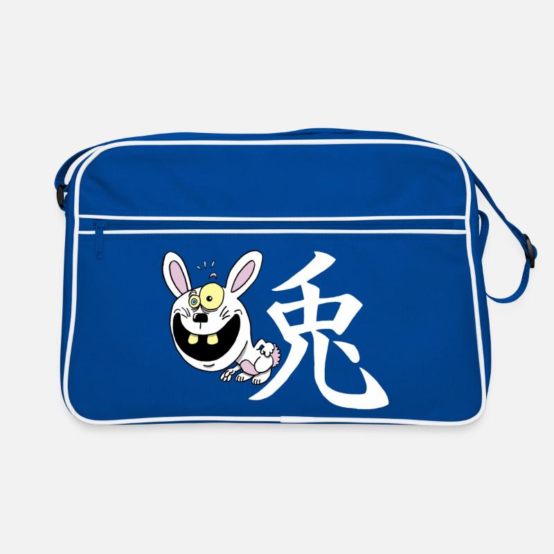 Crazy Rabbit Manga Retro Tasche