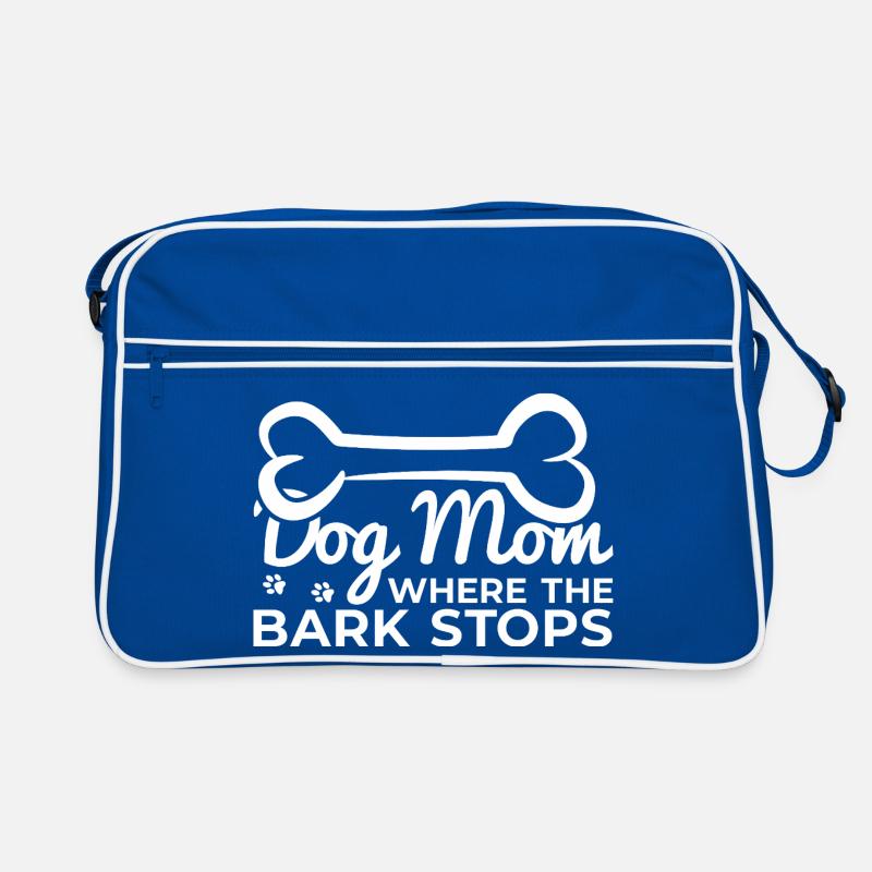 Lustige Hundemutter Retro Tasche