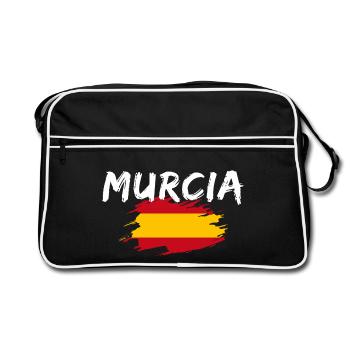 Murcie, Espagne - Sac Retro - noir/blanc - Devant