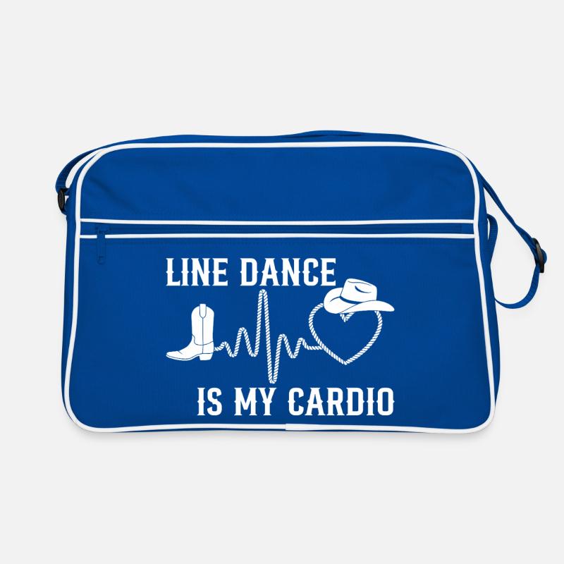 Line Dance ist mein Cardio Retro Tasche