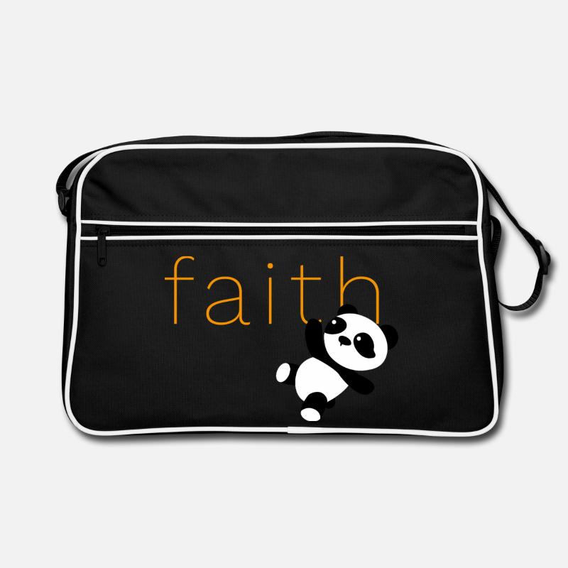 Panda-Glaube Retro Tasche