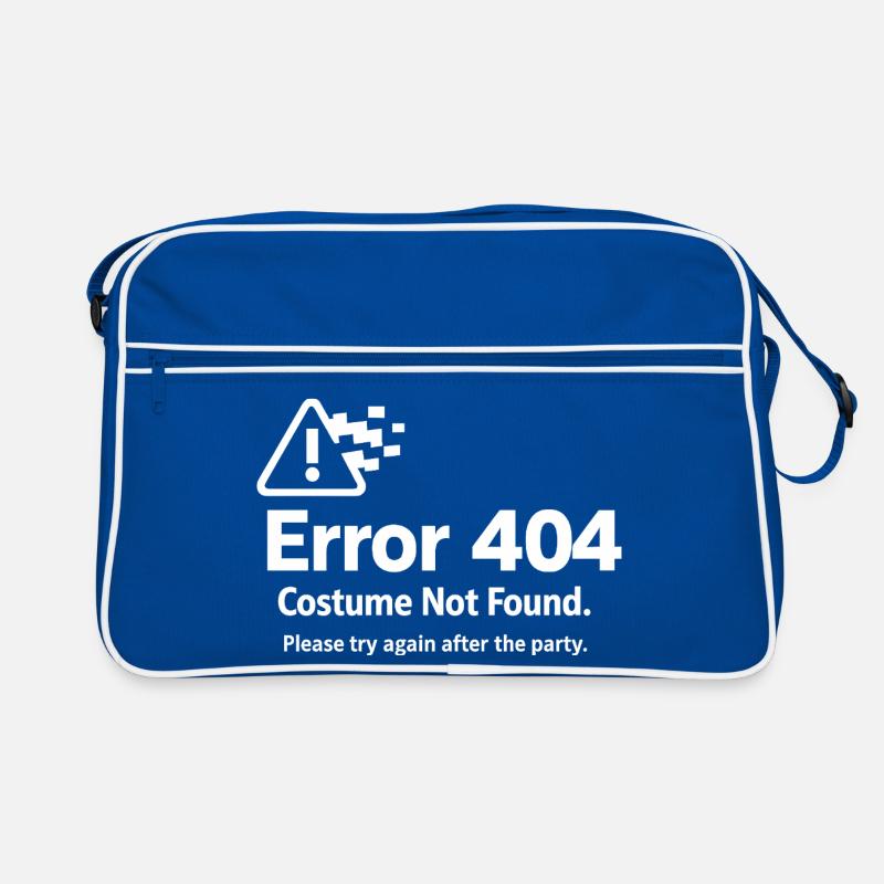 Error 404 Costume Not Found Retro Tasche