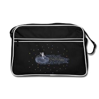 Robot sur Meteoroid - Sac Retro - noir/blanc - Devant