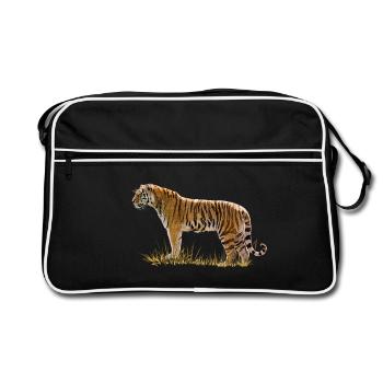 Tiger - Sac Retro - noir/blanc - Devant