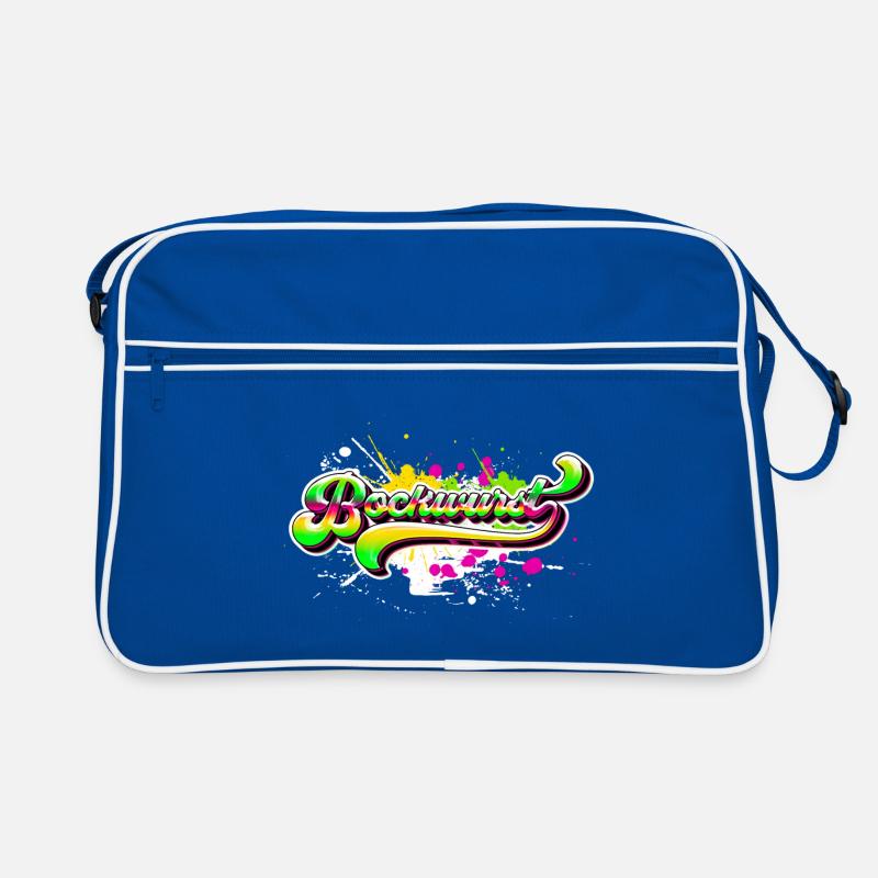 Bockwurst Graffiti Retro Tasche