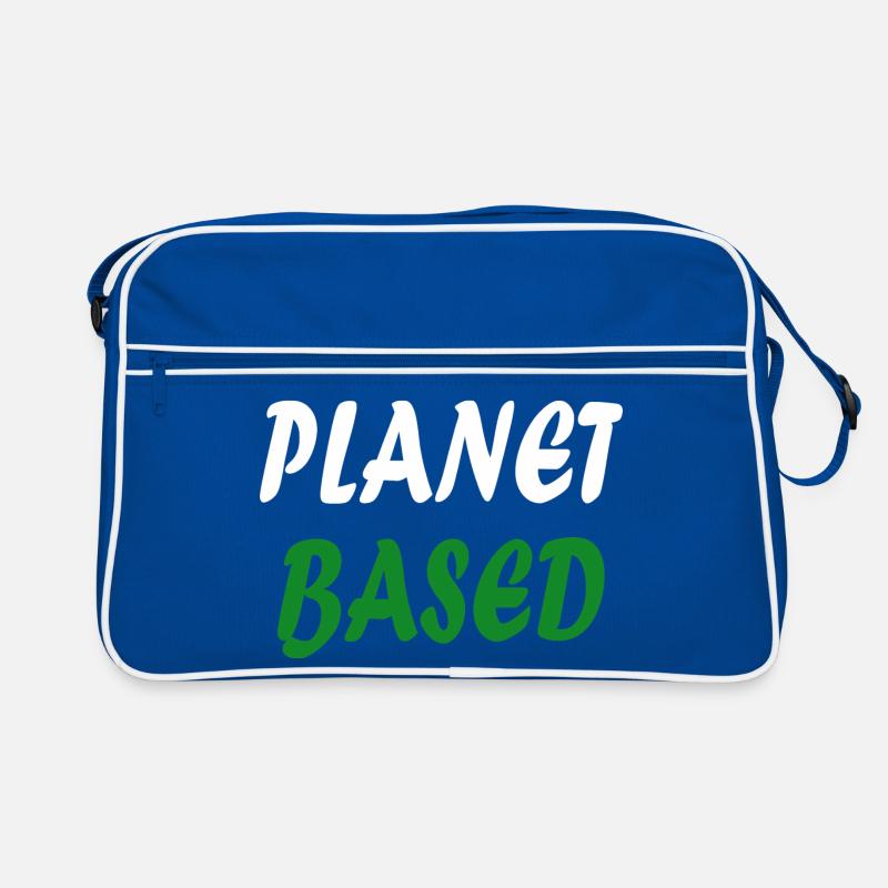 Planet based vegan Retro Tasche