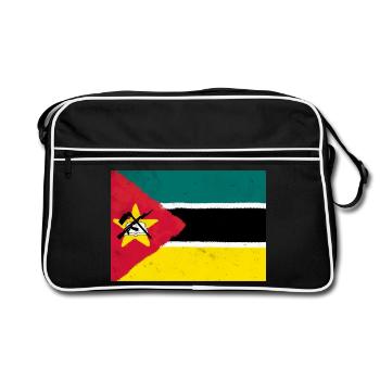 Flag of Mozambique - Retro Bag - black/white - Front