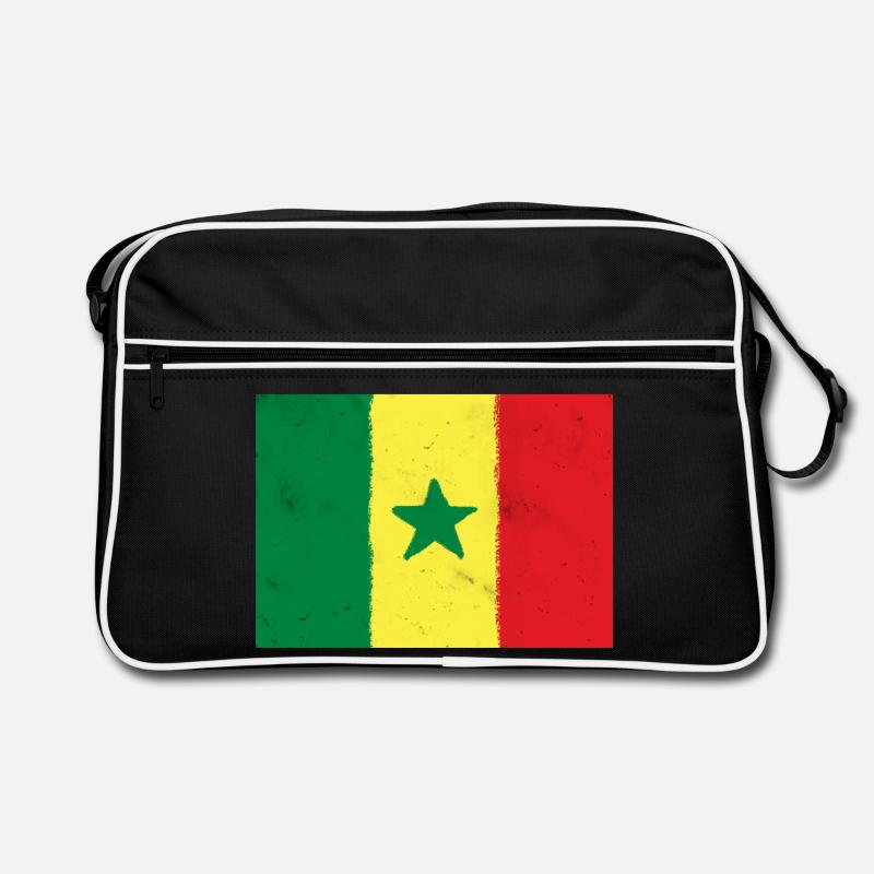 Drapeau du Sénégal Sac Retro