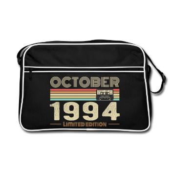 Birthday October 1994 - Birthday October 1994 - Retro Bag - black/white - Front