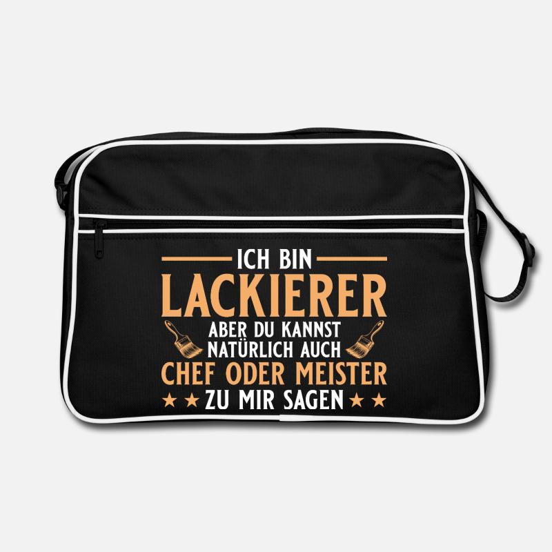 Maler Handwerker Chef oder Meister - Lackierer Retro Tasche
