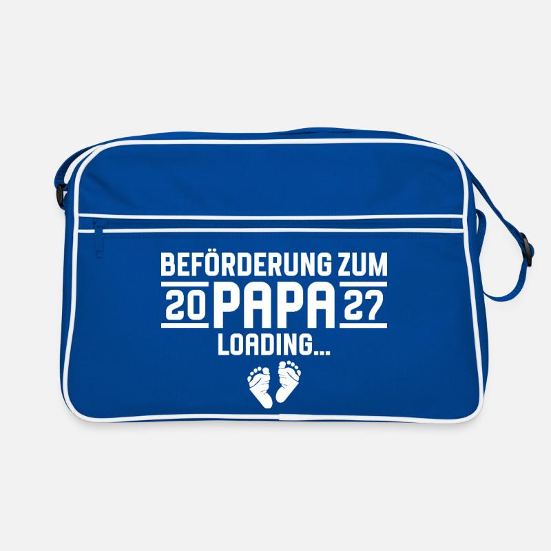 Beförderung zum Papa 2027 loading Retro Tasche