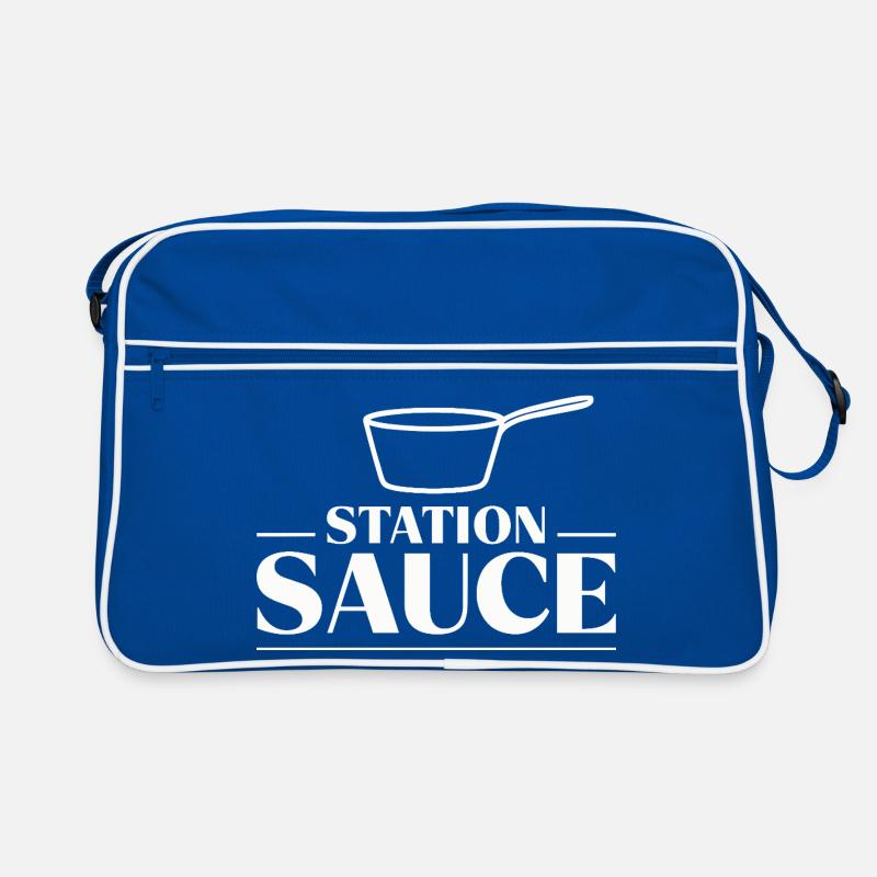 Saucier Sauce Station Brigade Chef Culinary Statio Retro Tasche
