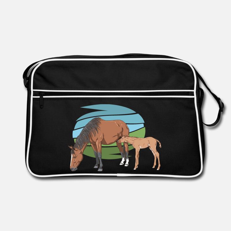 Mare and Foal Retro Bag