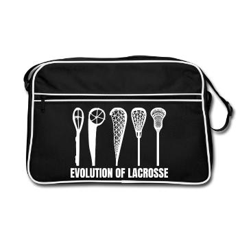 Lacrosse Development - Retro Bag - black/white - Front