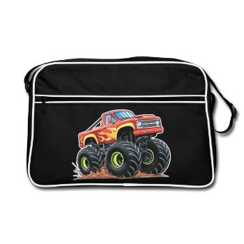 Monster Truck Madness - Retro Bag - black/white - Front
