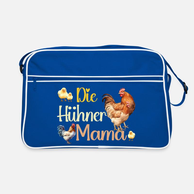 Die Hühner Mama Muttertag Mutterschaft Mama Retro Tasche
