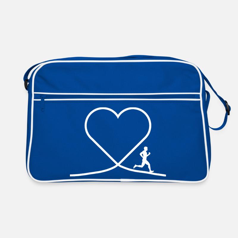 Heart Jogger - Course et jogging Love Design Sac Retro