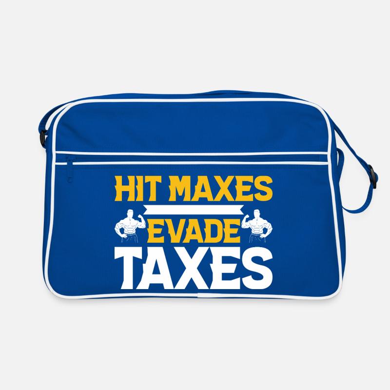 Krafttempel Stil: Max-Power Humor Retro Tasche
