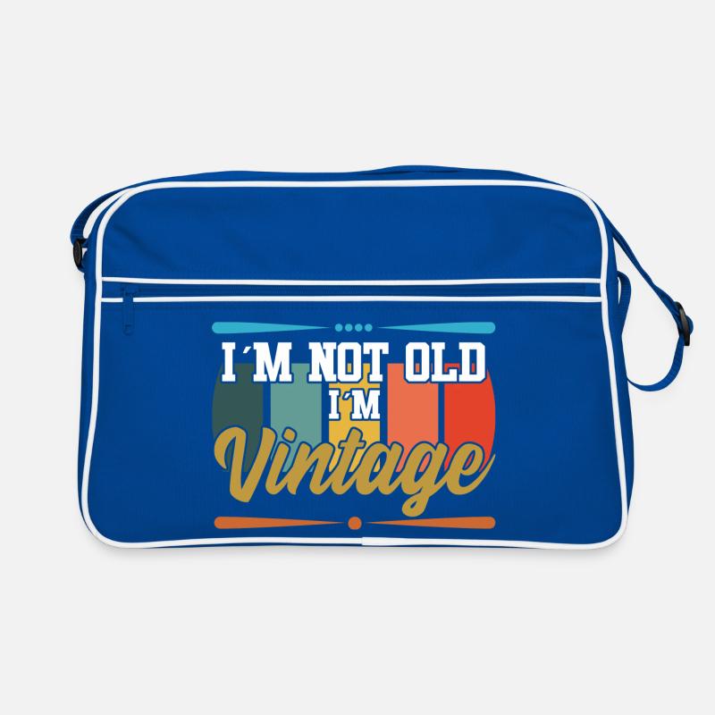 I'm not old textile gift idea Retro Bag