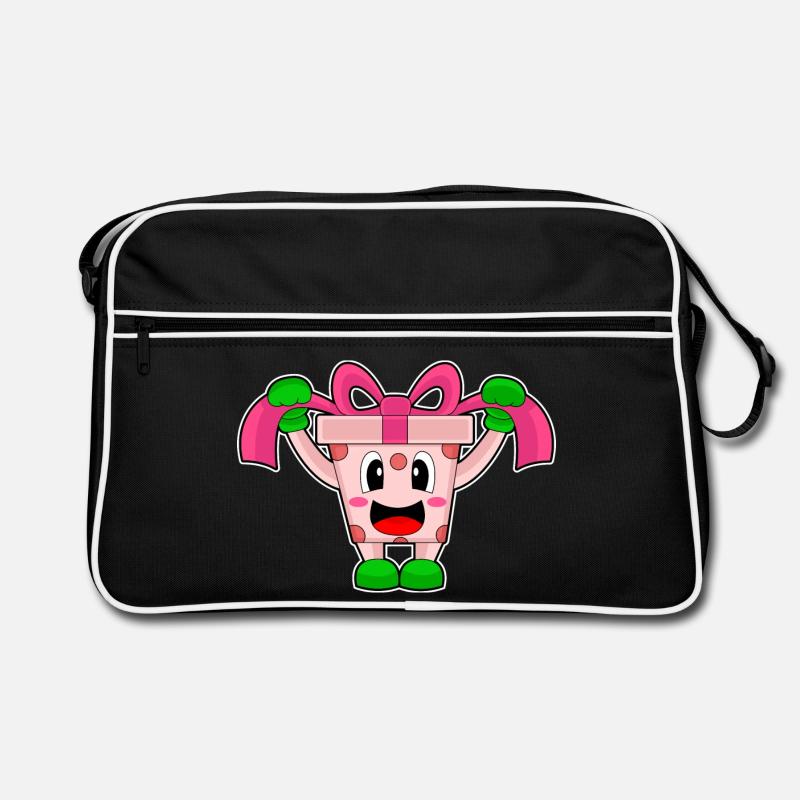 Paquet avec cordon pour Noël Sac Retro