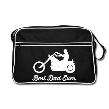 Moteur - Sac Retro - noir/blanc - Devant