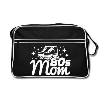 80s mom - Retro Bag - black/white - Front