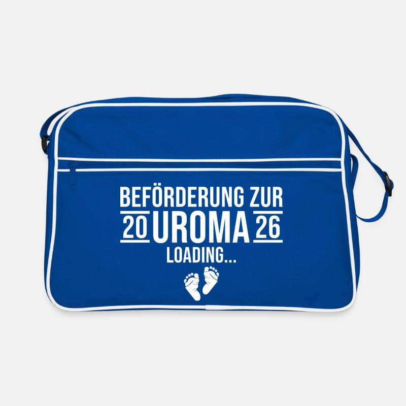 Uroma 2026 loading - Werdende Urgroßmutter Retro Tasche