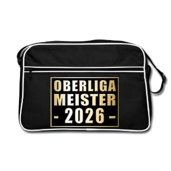 Champion of the Oberliga 2026 Oberliga Champion - Retro Bag - black/white - Front