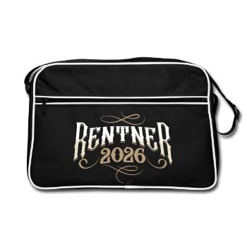 Retraités 2026 - Sac Retro - noir/blanc - Devant