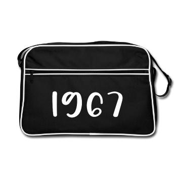 1967 Édition limitée 59e anniversaire 1967 - Sac Retro - noir/blanc - Devant