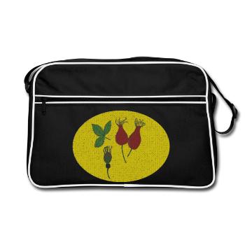 Cercle d’églantier - Sac Retro - noir/blanc - Devant