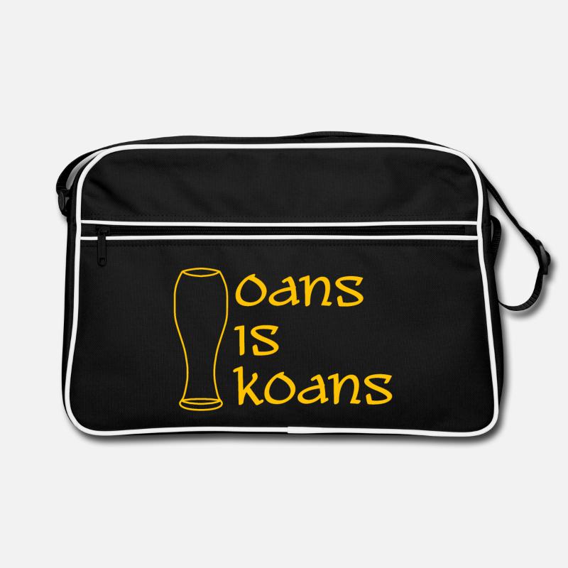 oans is koans - one is none - dialect Retro Bag