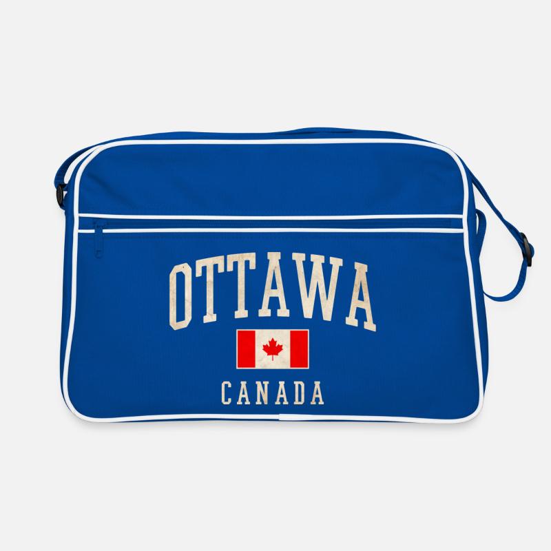 Conception du drapeau d’Ottawa Canada Sac Retro