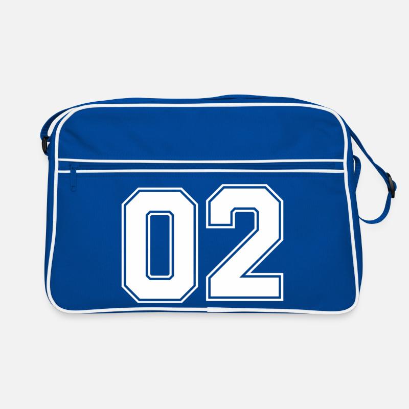 Nummer zwei 2 Retro Tasche