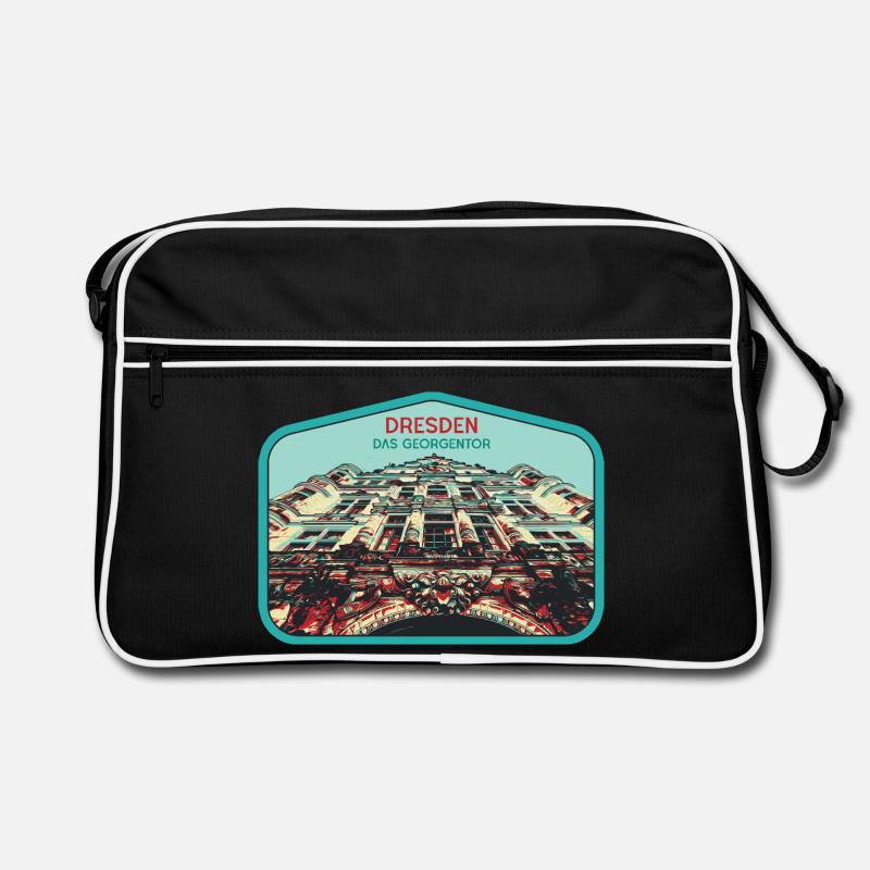 Illustration: Georgentor, Dresde Sac Retro