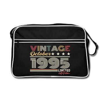 October 1995 Retro Anniversary 1995 October 1995 - Retro Bag - black/white - Front
