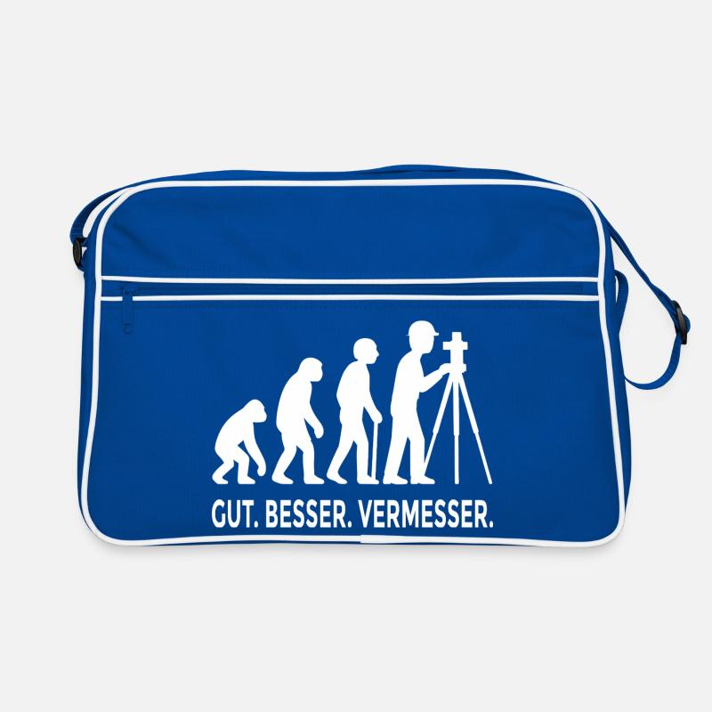 Gut Besser Vermesser Evolution Retro Tasche
