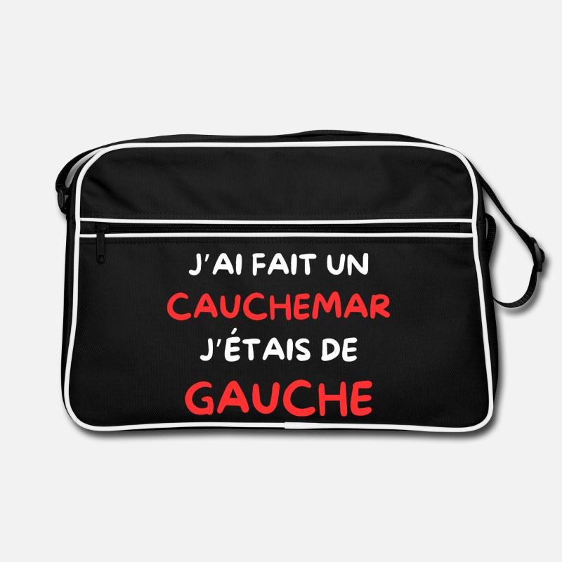 Frankreich Ich HATTE einen Albtraum, ich war links Retro Tasche