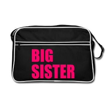 Big sister - Sac Retro - noir/blanc - Devant