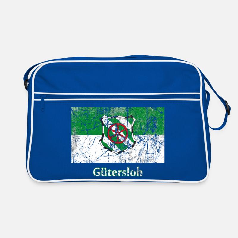 drapeau Guetersloh Stadtfahne ville drapeau drapeau Sac Retro