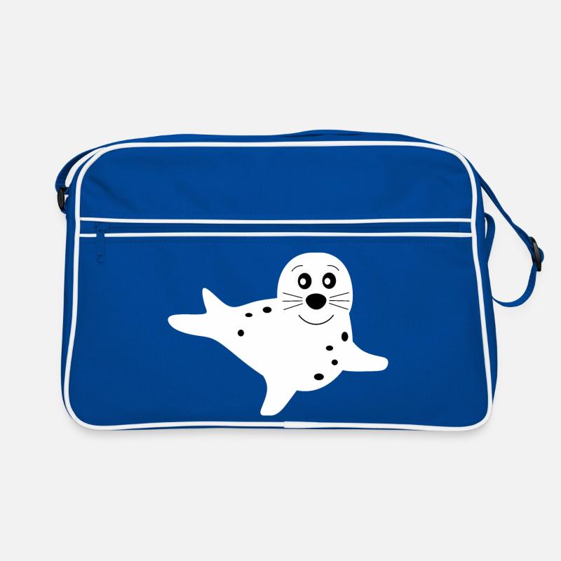 phoque phoque blanc phoques phoques animaux Sac Retro