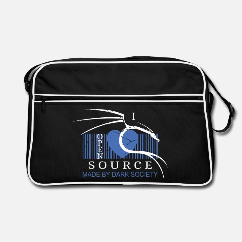 I Love Open Source Software Retro Bag