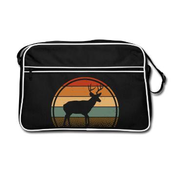 Cerf - Sac Retro - noir/blanc - Devant