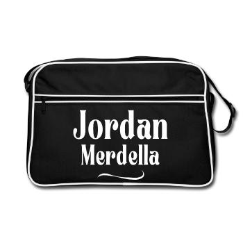Jordan, merdella, Merdella, election - Retro Bag - black/white - Front