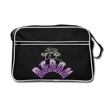 Beach - Retro Bag - black/white - Front