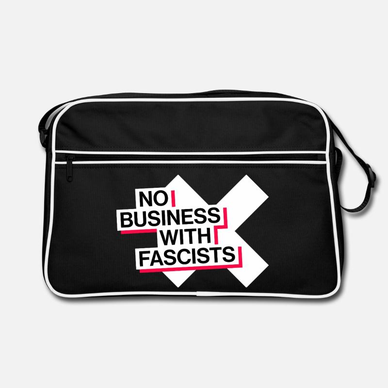PAS D’AFFAIRES AVEC LES FASCISTES Sac Retro
